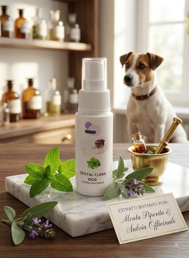 Dental Clean Bio Dog lozione dentifricia per cani.