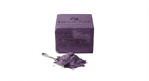 Maschera Viso Solida con Argilla Viola