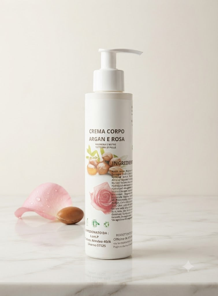 Crema Bio Corpo Argan e Rosa