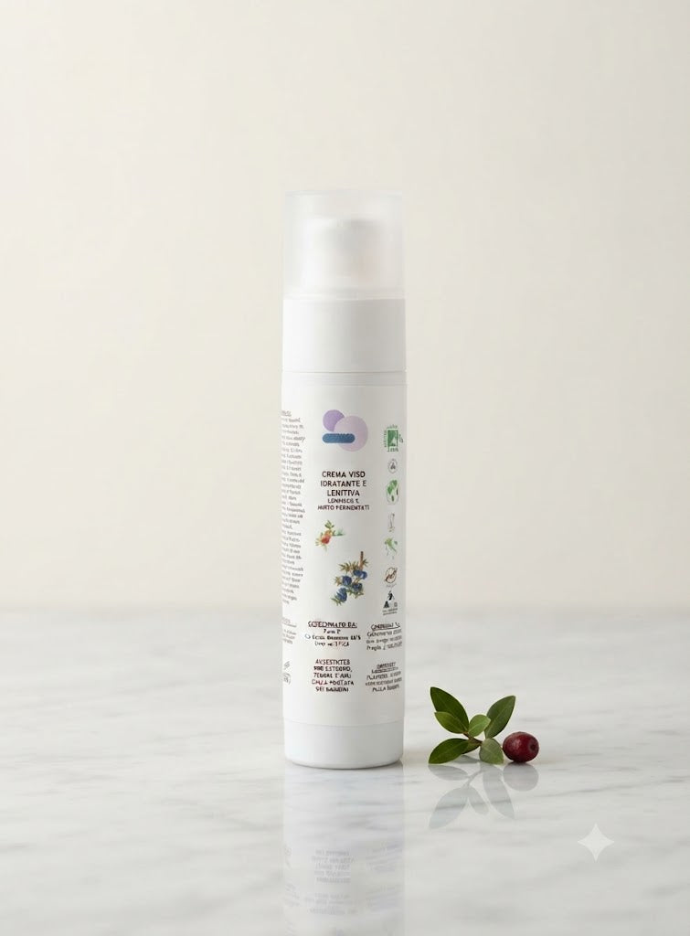 Crema Viso idratante Lentisco e Mirto fermentati