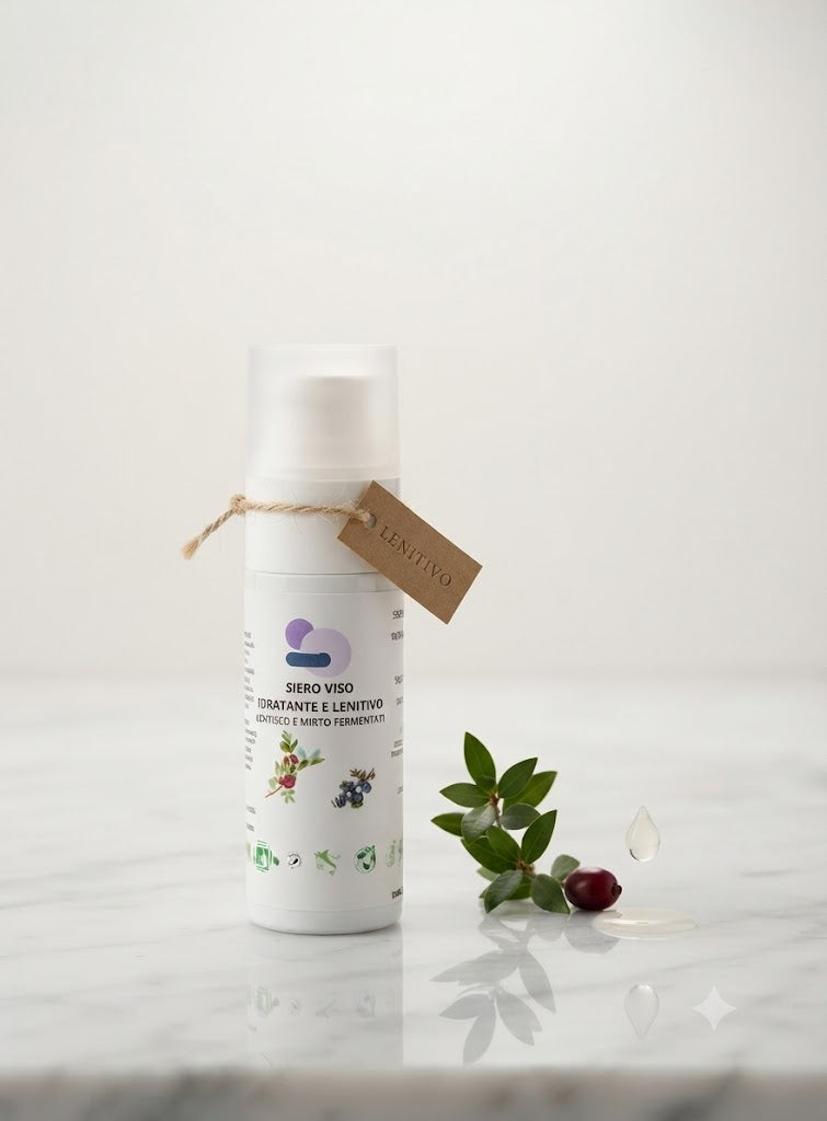 Siero Viso Idratante e Lenitivo Lentisco e Mirto