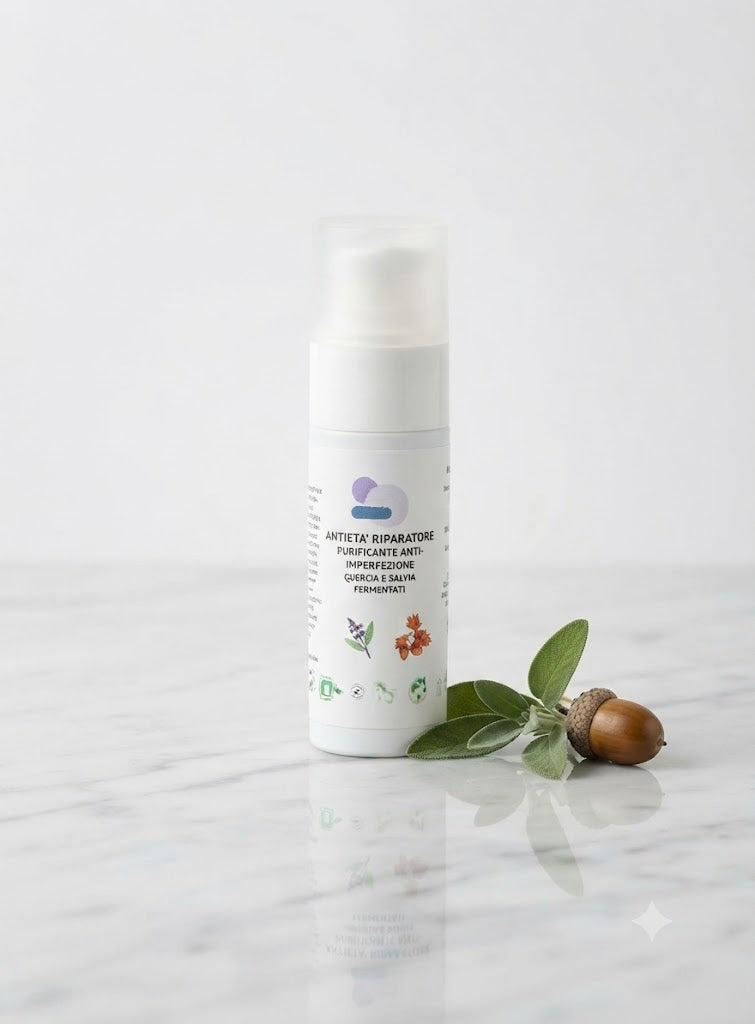 Siero Viso AntiEta' Riparatore Purificante Anti-Imperfezione Quercia e Salvia