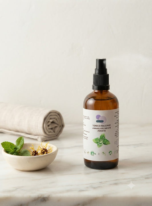Tonico Facciale Amameilide e Menta Piperita