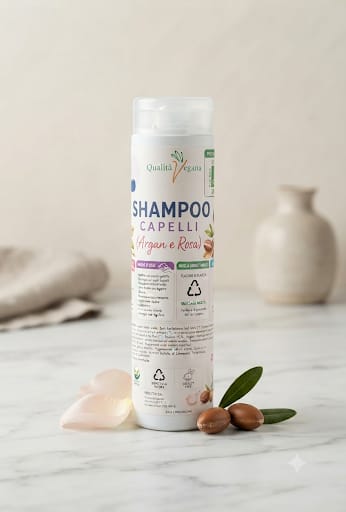 Shampoo Bio  Capelli: Argan e Rosa