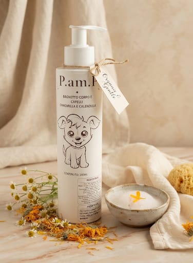 Bagnetto Corpo e Capelli Bio Camomilla e Calendula