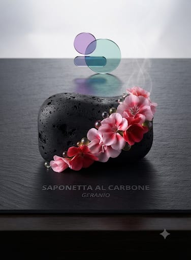 Saponetta  bio al Carbone Eucalipto e Cedro
