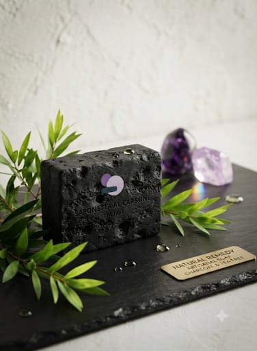 Saponetta Bio al Carbone Tea Tree