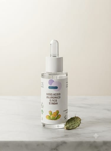 Siero Viso Acido Ialuronico e Fico D'india