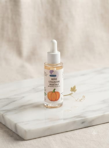 Siero Viso Collagene Vegetale da Estratto di Zucca