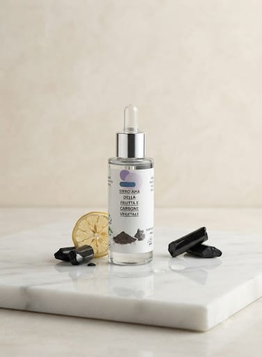Siero Viso AHA della Frutta e Carbone Vegetale