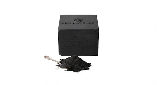 Maschera Viso Solida Con Argilla Nera