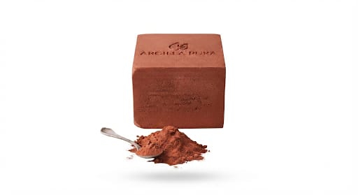 Maschera Viso Solida Con Argilla Rossa