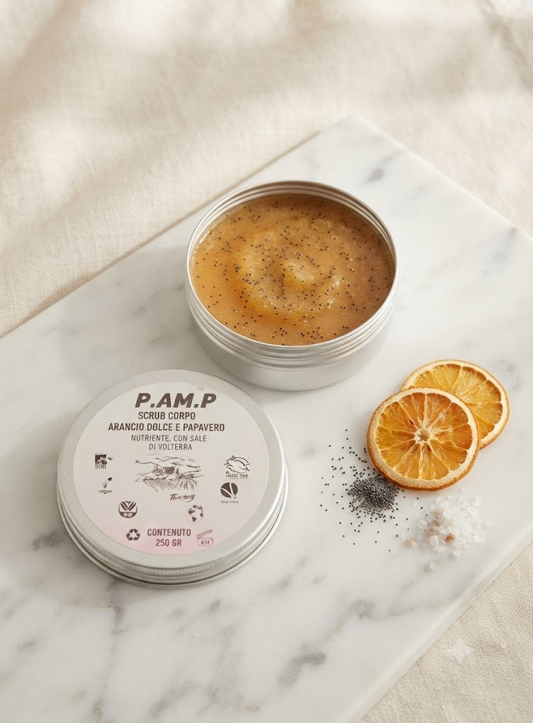 Scrub Bio Corpo Arancia Dolce e Papavero