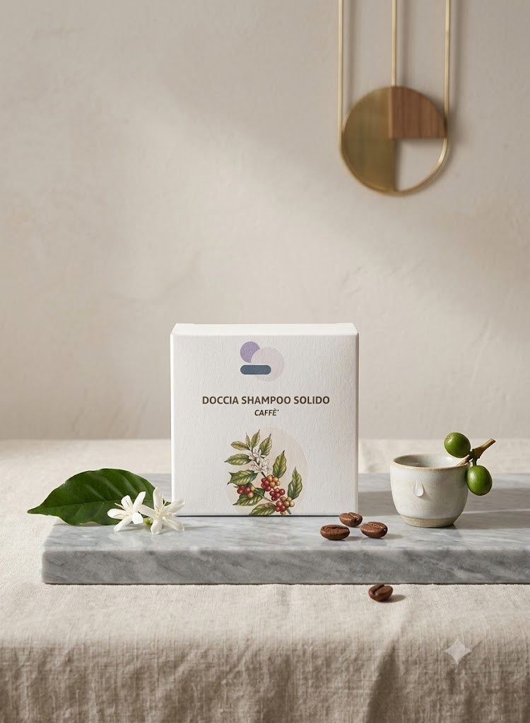 Doccia shampoo solido  Bio al caffe'