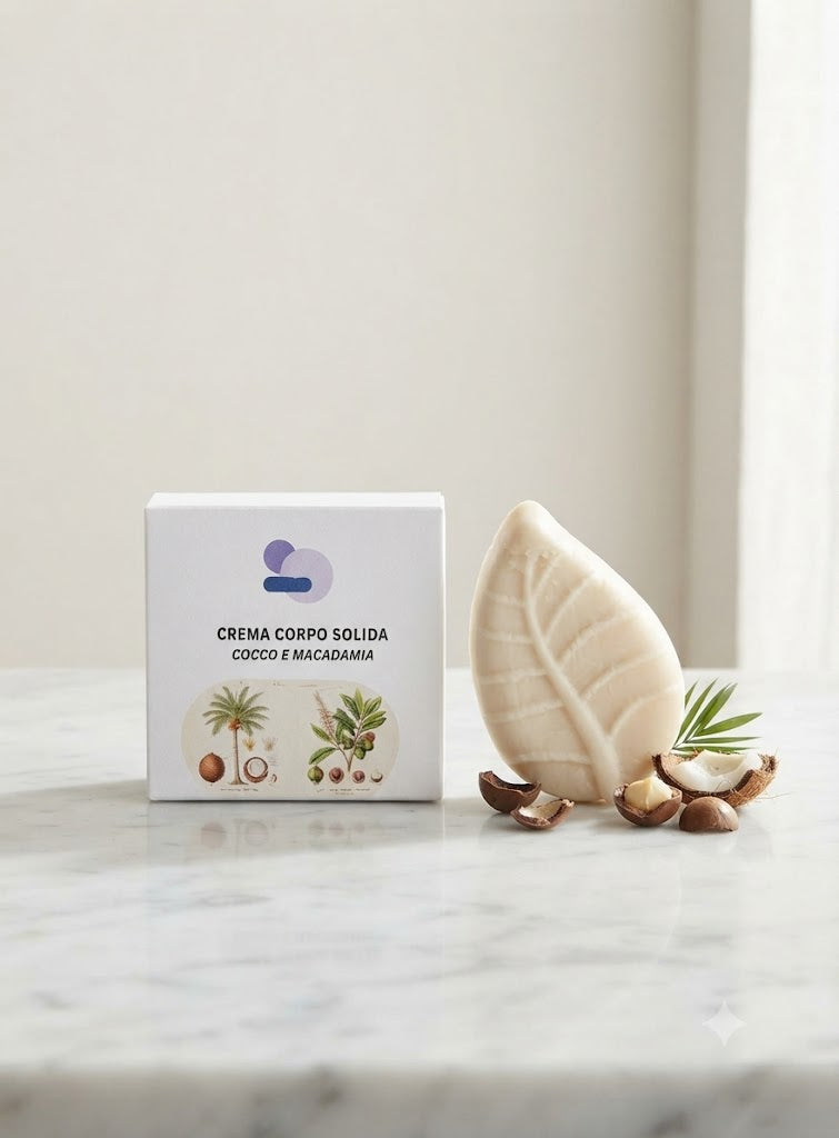 Crema Corpo Bio  Solida :Cocco e Macadamia