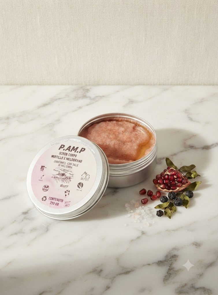 Scrub  Bio Corpo Mirtillo e Melograno
