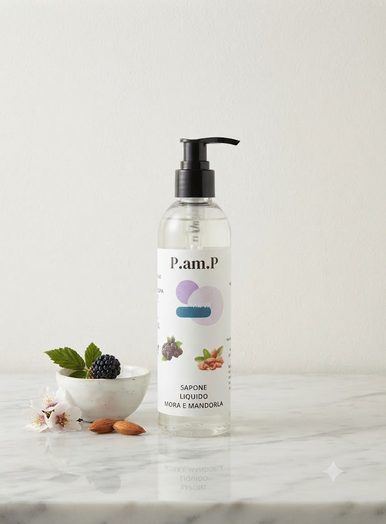 Sapone Liquido Bio  Mora e Mandorla