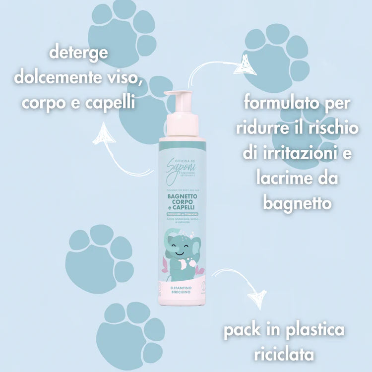 Bagnetto corpo e capelli